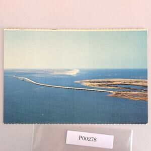Vintage Postcard 1970s Herbert C Bonner Bridge Cape Hatteras NC Unused